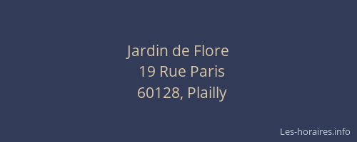 Jardin de Flore