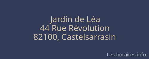 Jardin de Léa