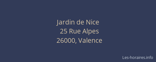 Jardin de Nice