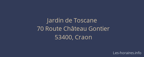 Jardin de Toscane