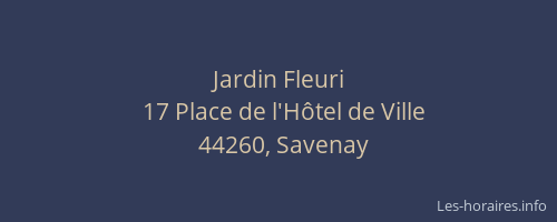 Jardin Fleuri