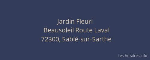 Jardin Fleuri