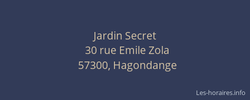 Jardin Secret