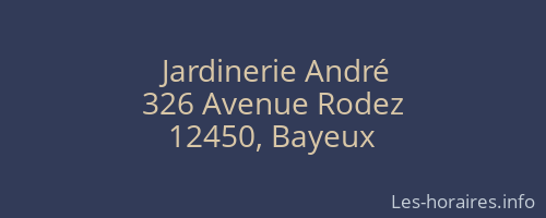 Jardinerie André