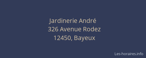 Jardinerie André