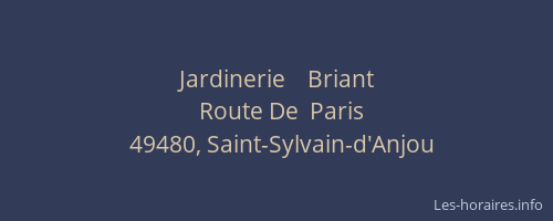 Jardinerie    Briant