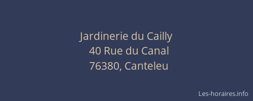Jardinerie du Cailly