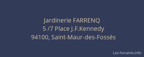 Jardinerie FARRENQ