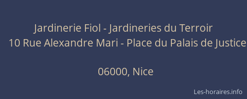 Jardinerie Fiol - Jardineries du Terroir