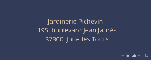 Jardinerie Pichevin