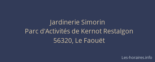 Jardinerie Simorin