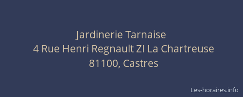 Jardinerie Tarnaise