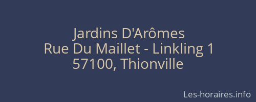 Jardins D'Arômes