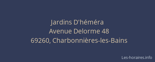 Jardins D'héméra