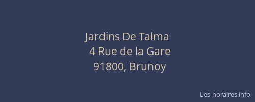 Jardins De Talma