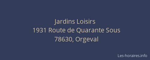 Jardins Loisirs