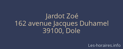 Jardot Zoé