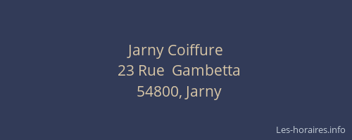 Jarny Coiffure