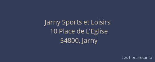 Jarny Sports et Loisirs