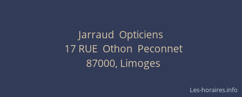 Jarraud  Opticiens