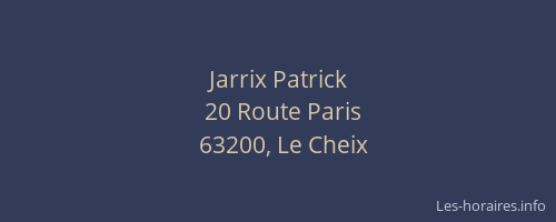 Jarrix Patrick