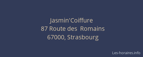 Jasmin'Coiffure