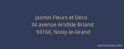 Jasmin Fleurs et Déco 
