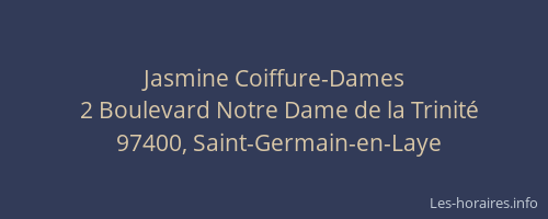 Jasmine Coiffure-Dames