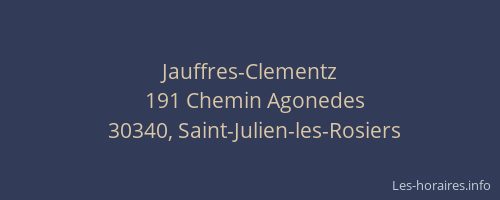 Jauffres-Clementz