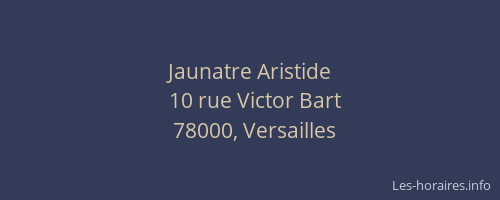 Jaunatre Aristide