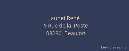 Jaunet René
