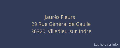 Jaur&egrave;s Fleurs