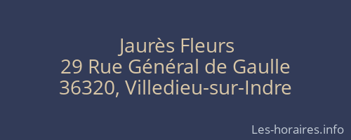 Jaurès Fleurs