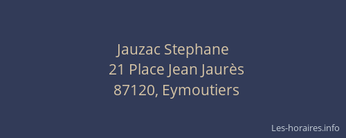 Jauzac Stephane