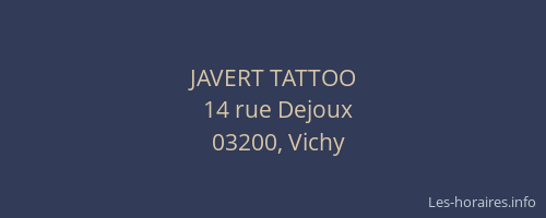 JAVERT TATTOO