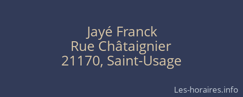 Jayé Franck