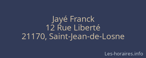 Jayé Franck