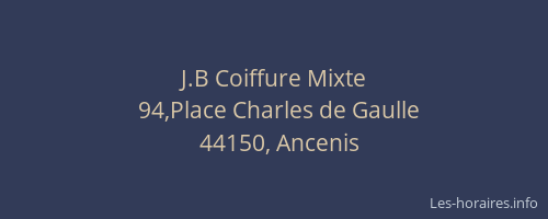 J.B Coiffure Mixte