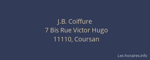 J.B. Coiffure