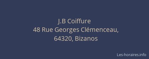 J.B Coiffure