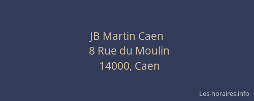 JB Martin Caen