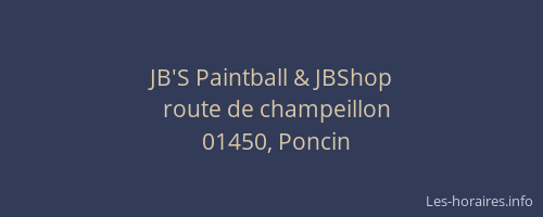 JB'S Paintball & JBShop