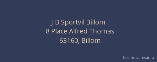 J.B Sportvil Billom