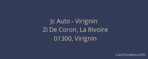 Jc Auto - Virignin
