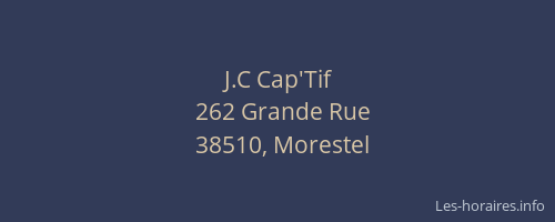 J.C Cap'Tif