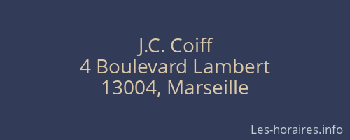 J.C. Coiff