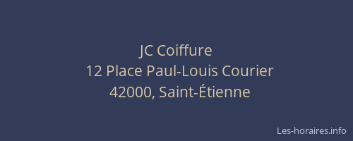 JC Coiffure