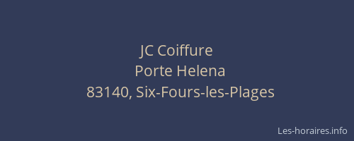 JC Coiffure