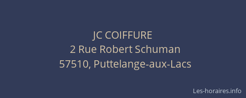 JC COIFFURE