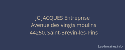 JC JACQUES Entreprise